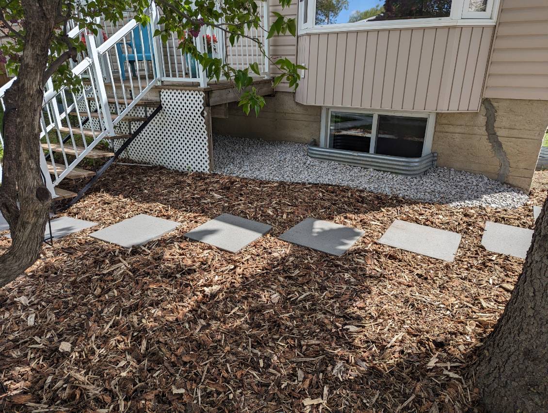 Residential Yard Grading - Abalon Construction - Picture of yard after